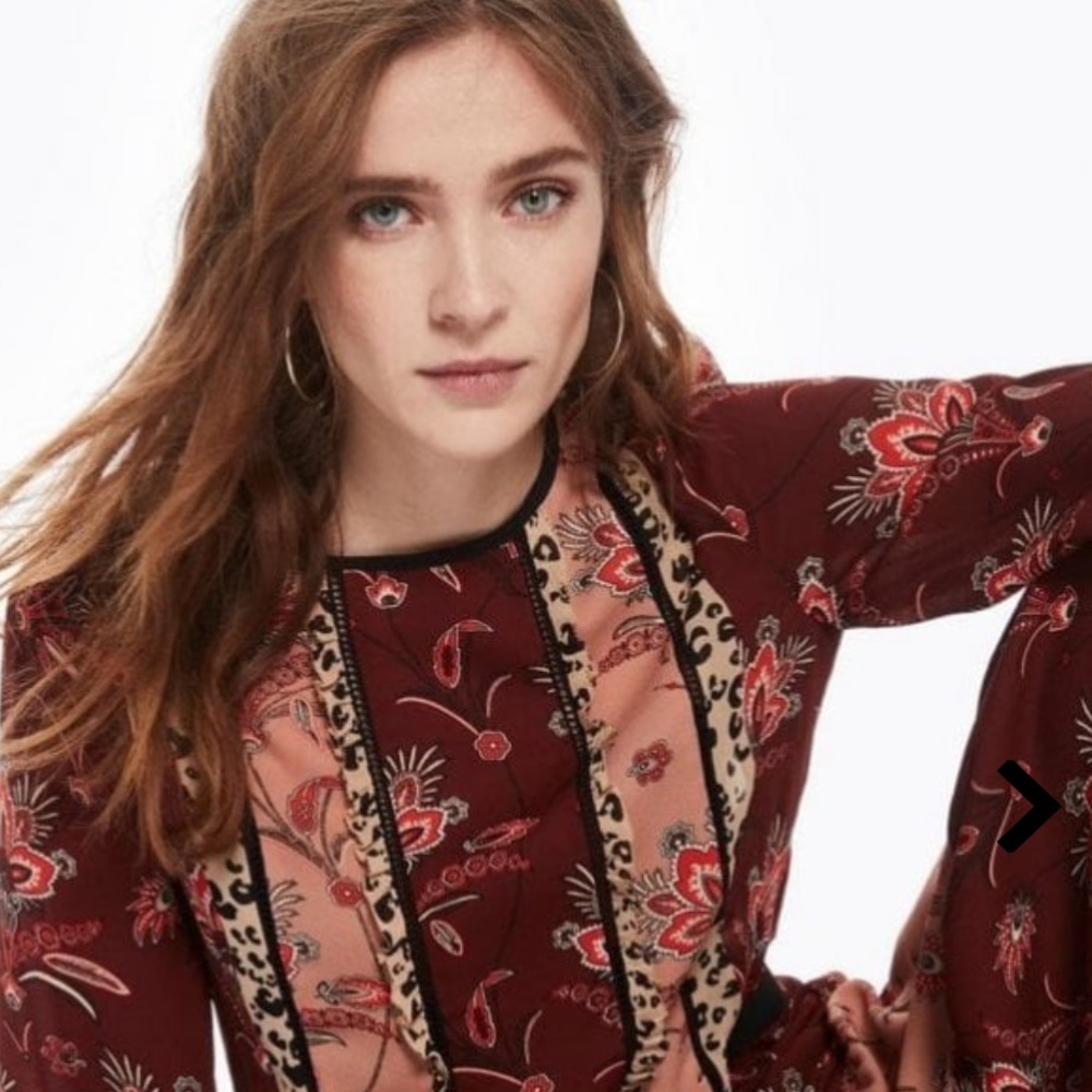 SCOTCH & SODA MAISON SCOTCH BOHO MAXI DRESS - XS